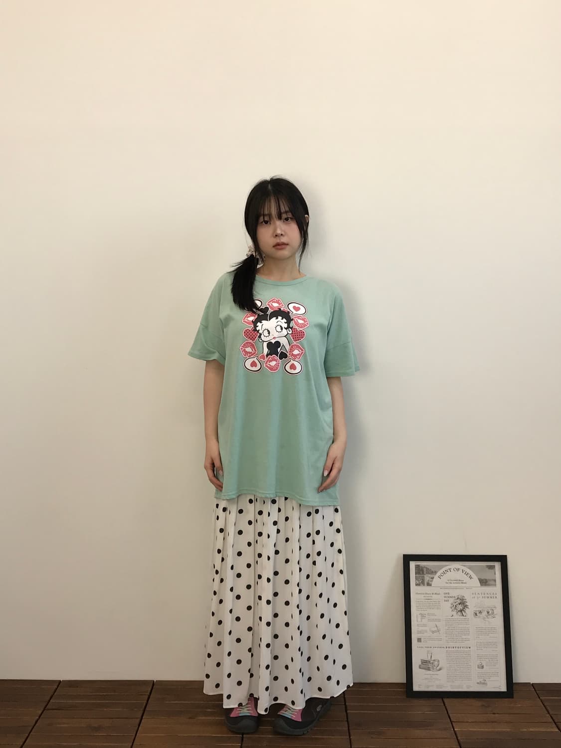 Betty Boop Graphic T Shirt 상품이미지1