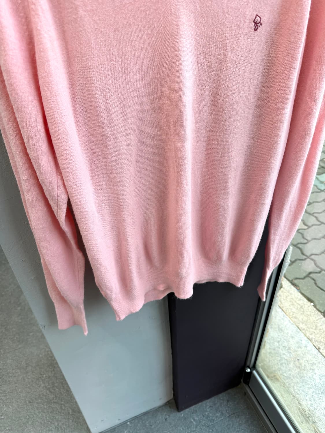 .M/ 크리스찬디올 1990AW 브이넥 로고 니트 상품이미지4