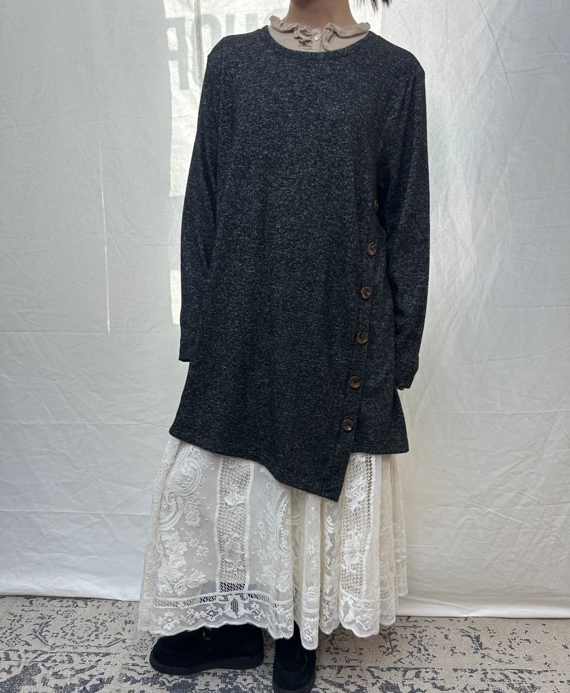 lily morgan 단추 원피스 상품이미지1