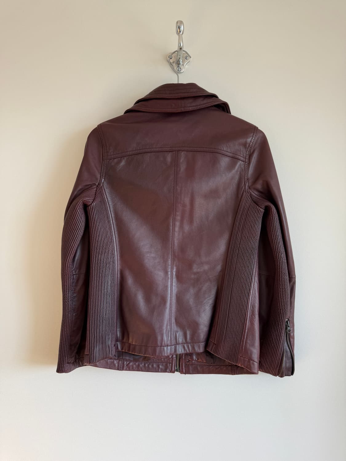 Pre owned 램스킨 레더 자켓 상품이미지5