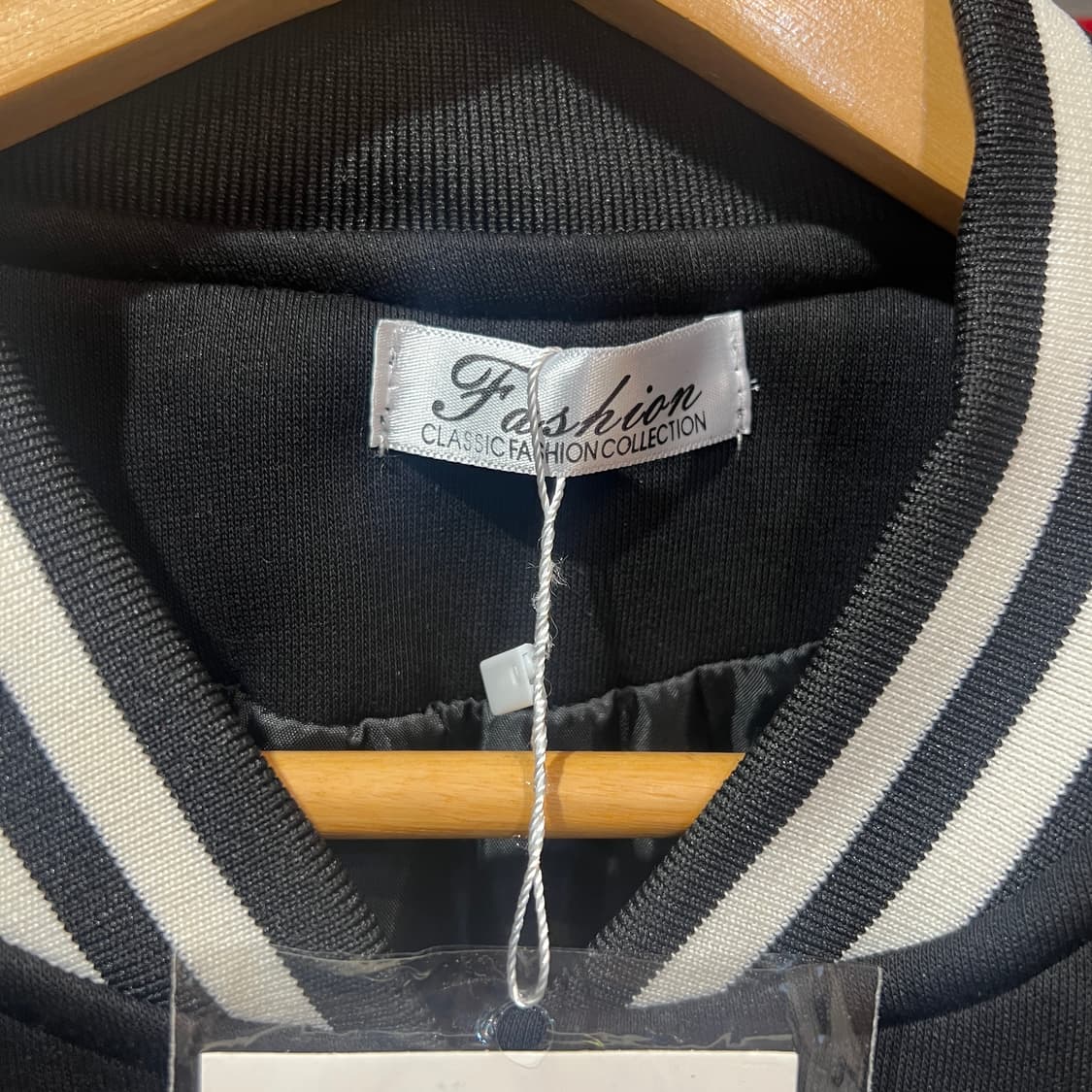 (2XL)빈티지 블랙 패치 스타디움 자켓 상품이미지4