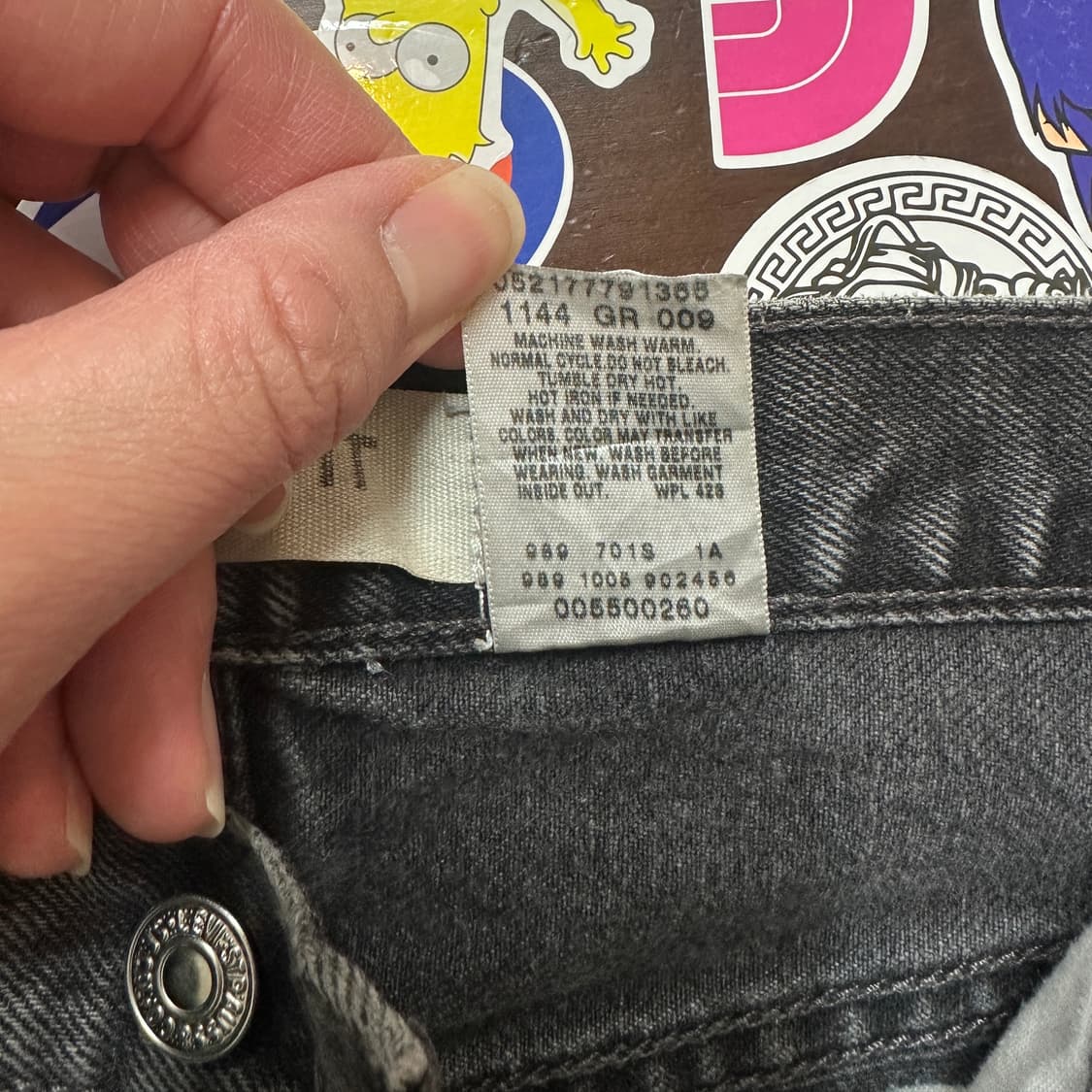 00s 리바이스 550 블랙 진 데님 팬츠 32 상품이미지8