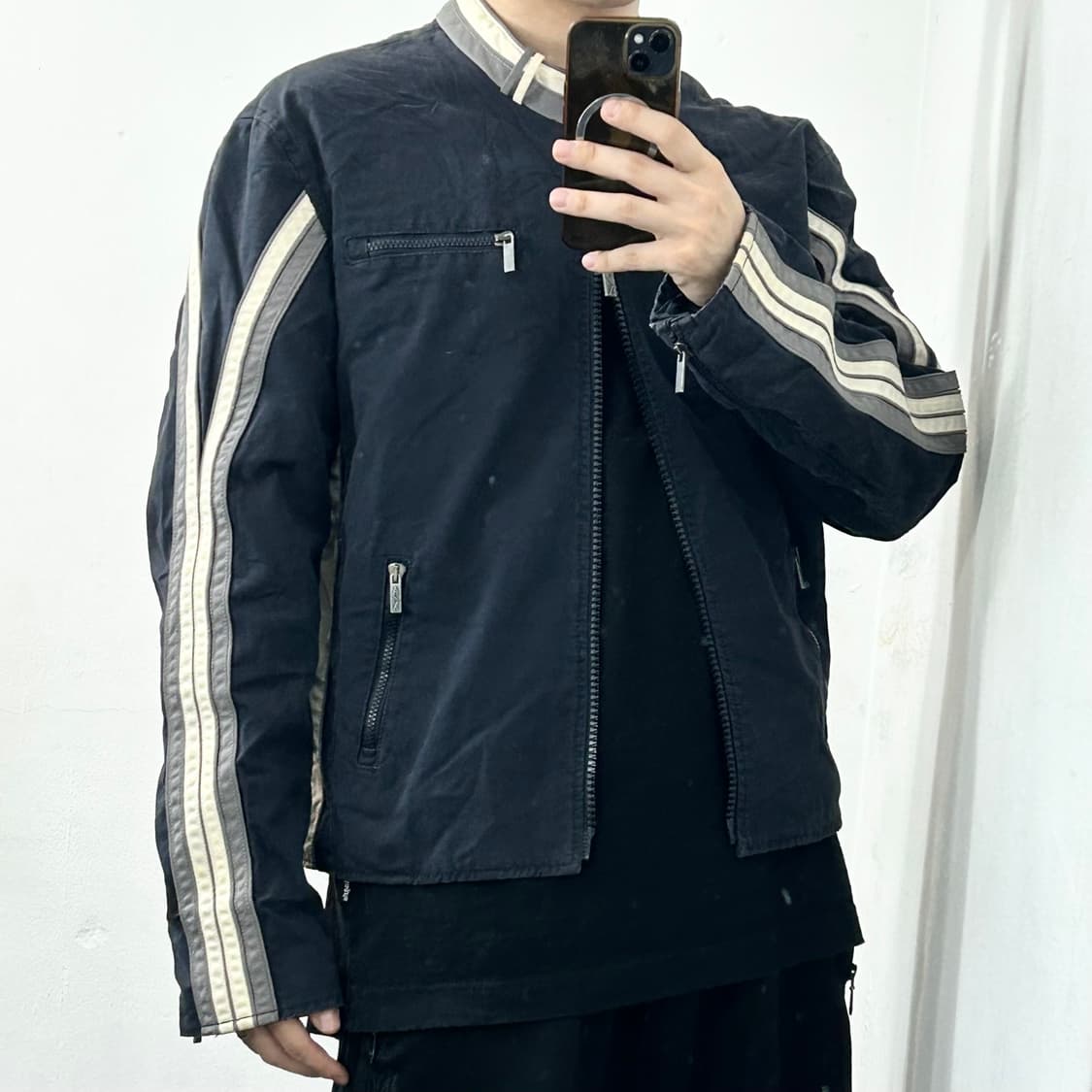 아르마니 익스체인지 투웨이 바이커 자켓 상품이미지3