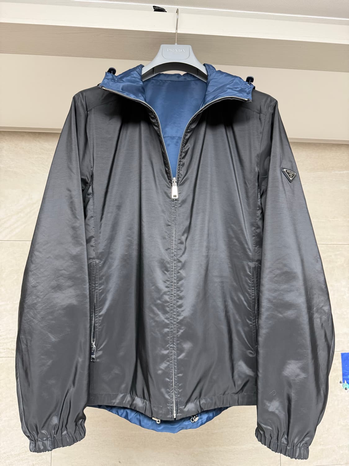 프라다 삼각로고 리버시블 바람막이 (블루종) 상품이미지1