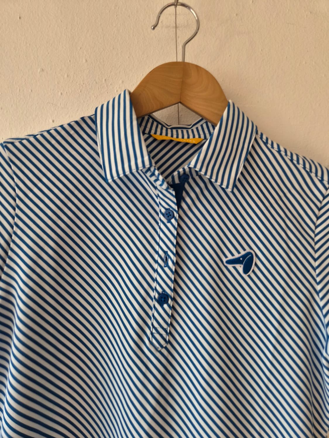 루이까스텔 여성 블루스트라이프 PK반팔카라티셔츠 95사이즈 상품이미지1