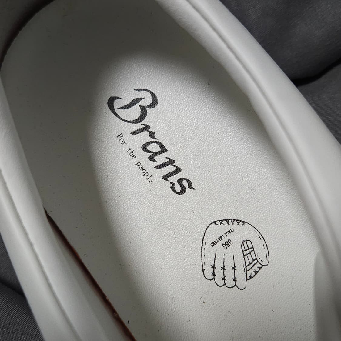 285 ) 브랜즈 Brans 이태리 가죽 스니커즈 상품이미지3