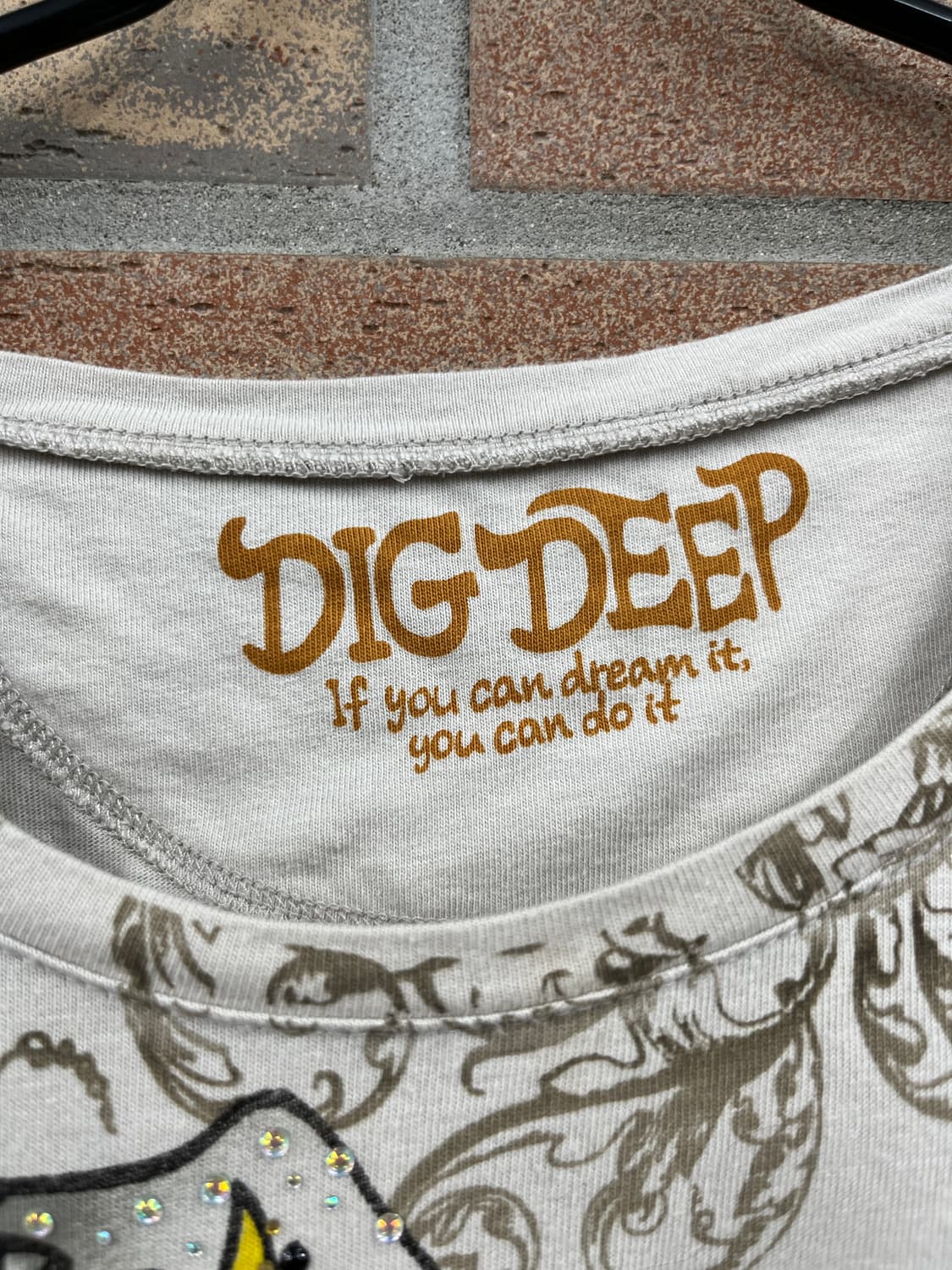 C020 JPN DIGDEEP 펑크 스컬 티셔츠 상품이미지5
