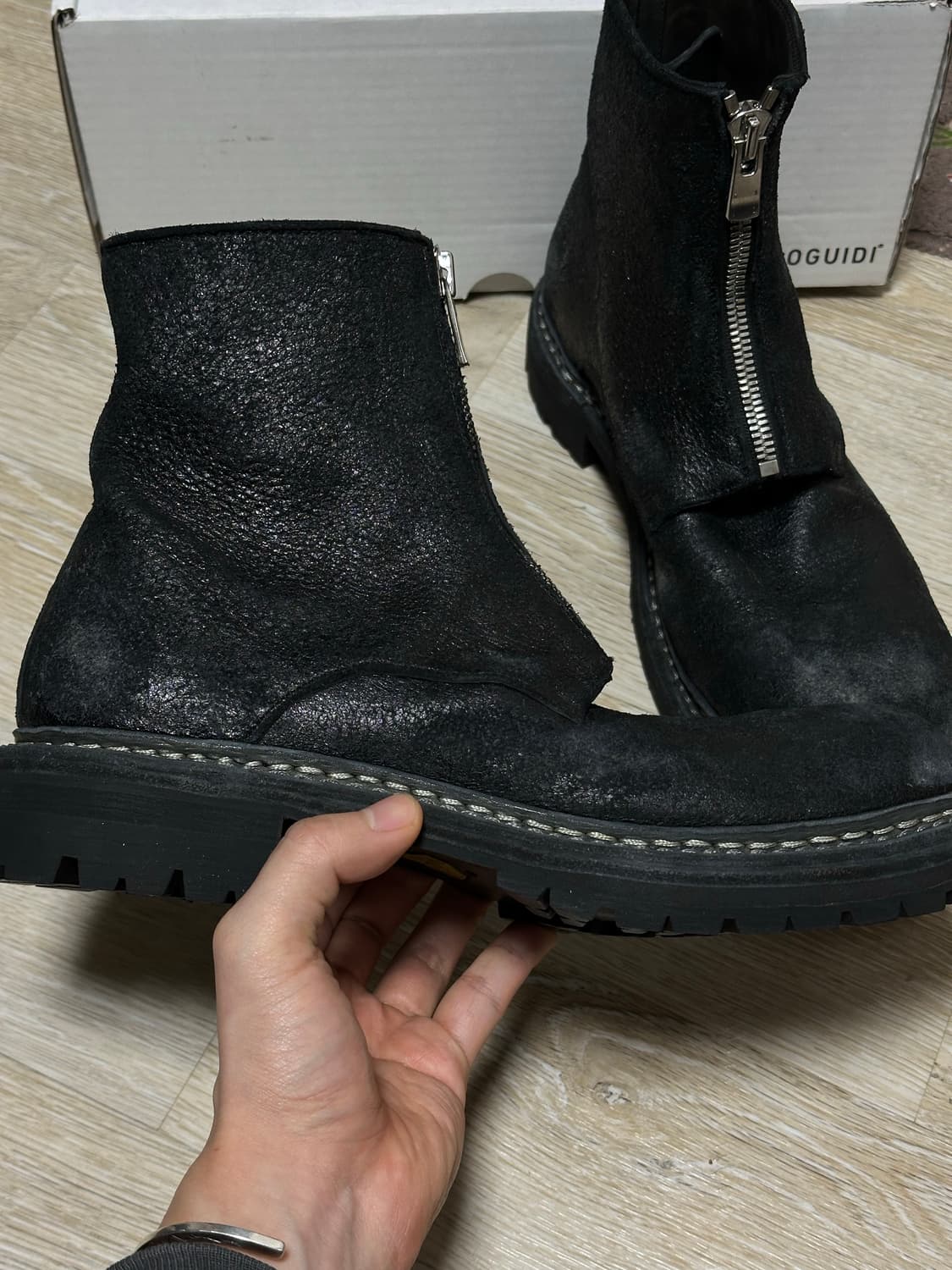 Guidi 구이디 센터지퍼 부츠 42.5 gr05frv_ru 상품이미지2