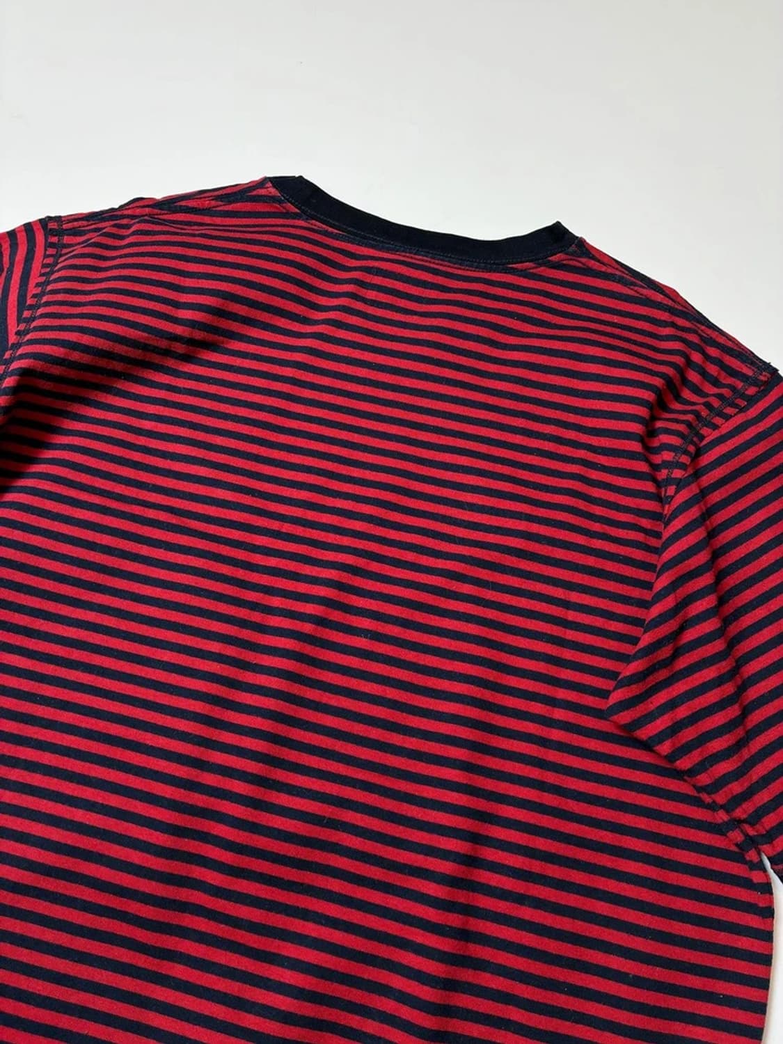 니들스 스트라이프 나비 자수 코튼 반팔 티셔츠 PN9670 상품이미지5