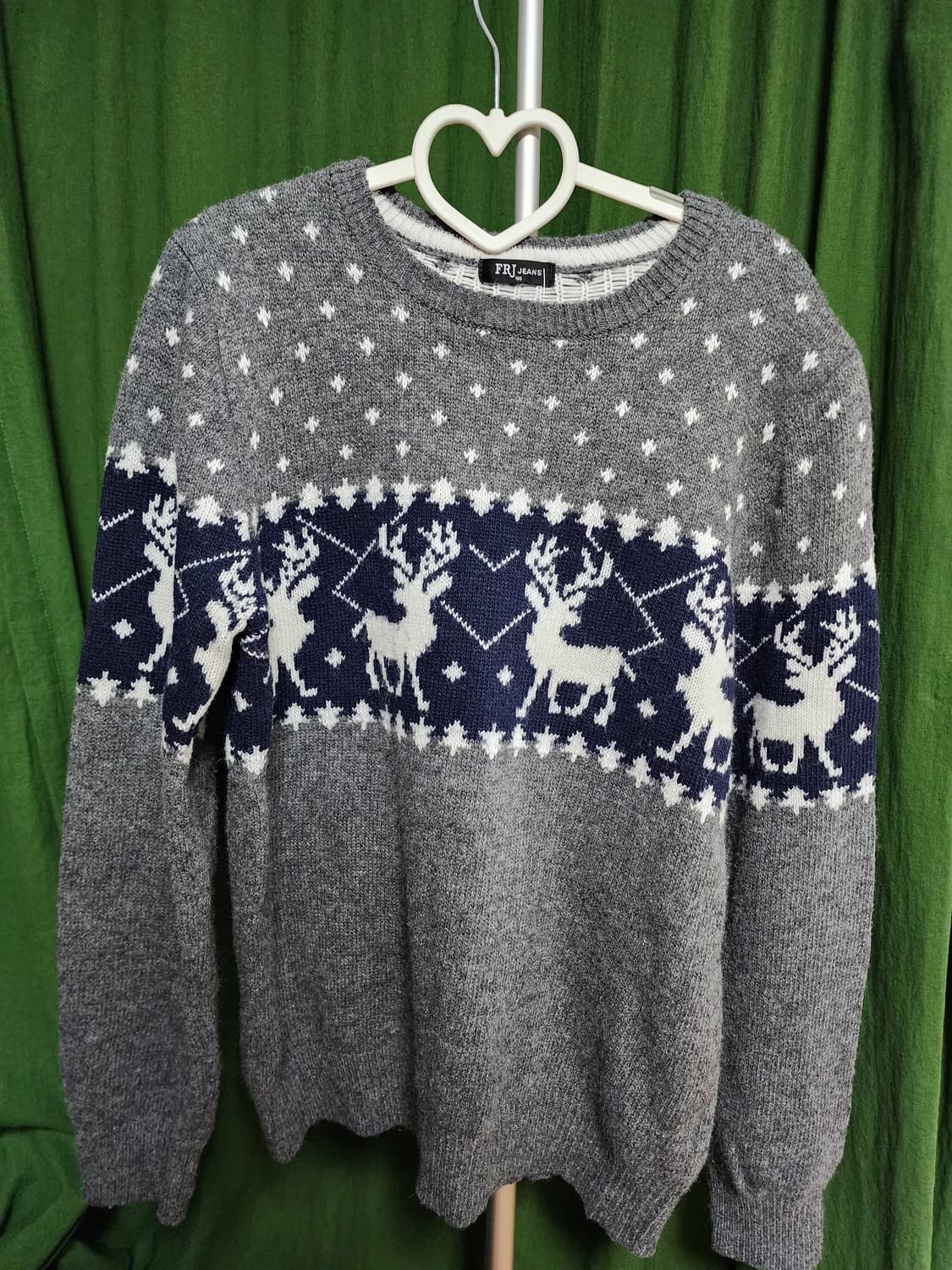 노르딕 패턴 니트 M사이즈 상품이미지1