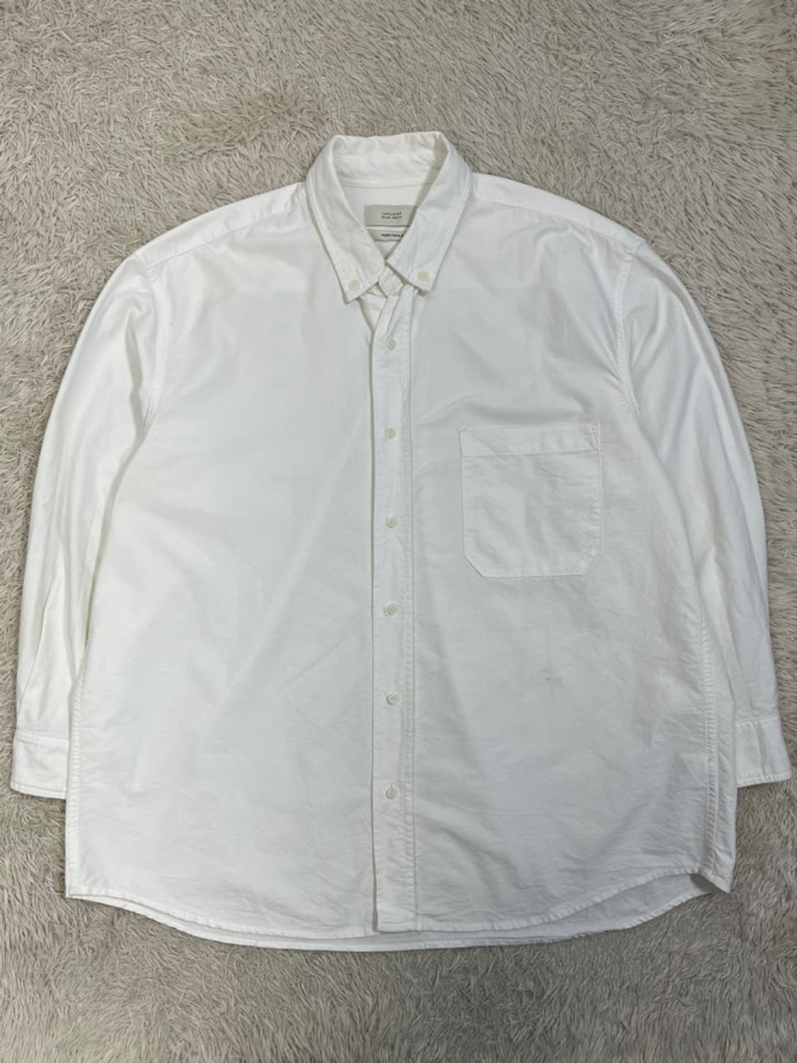 라퍼지스토어 오가닉코튼 화이트 셔츠/#2696 상품이미지1