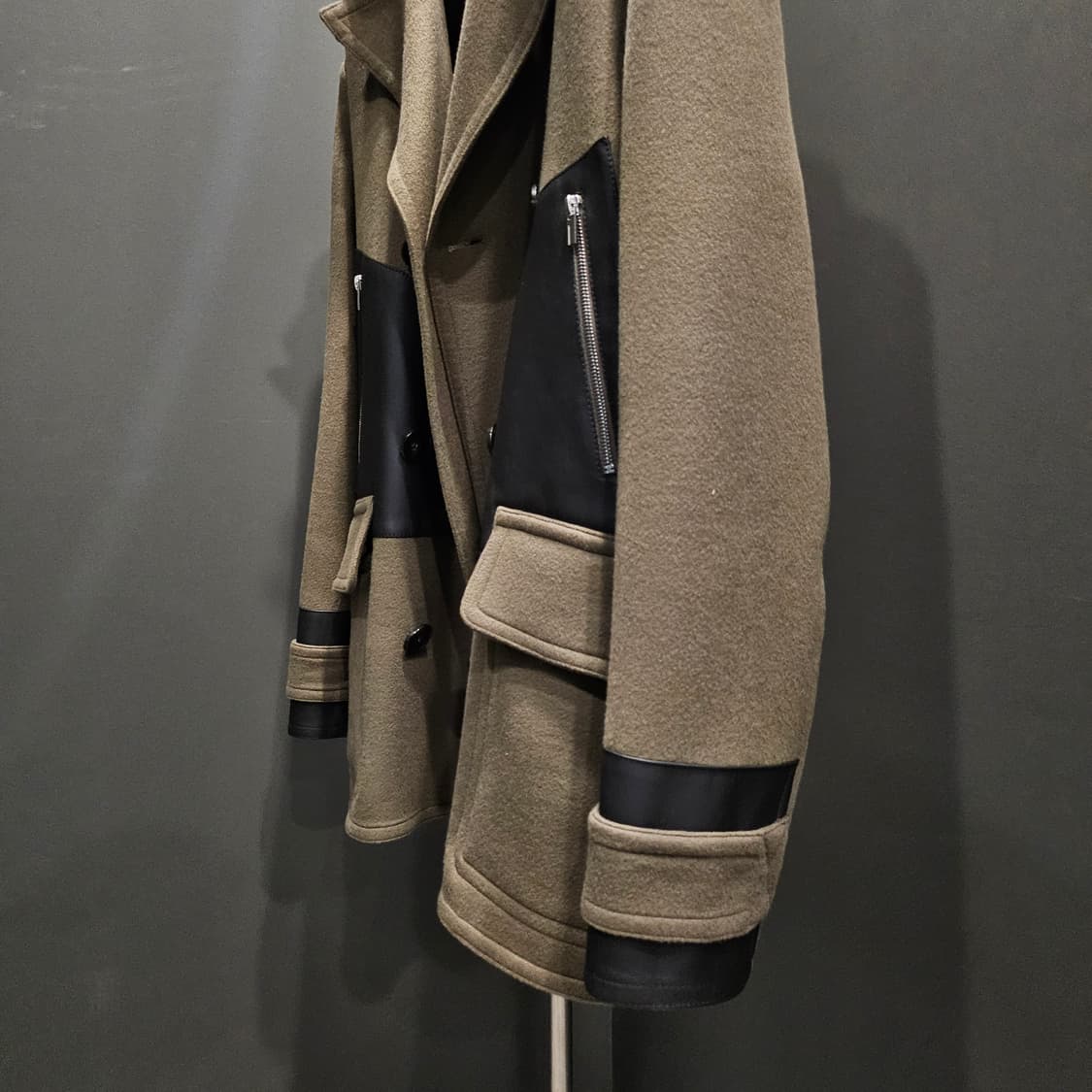 에르메스 캐시미어 램스킨 트리밍 피 코트 상품이미지7