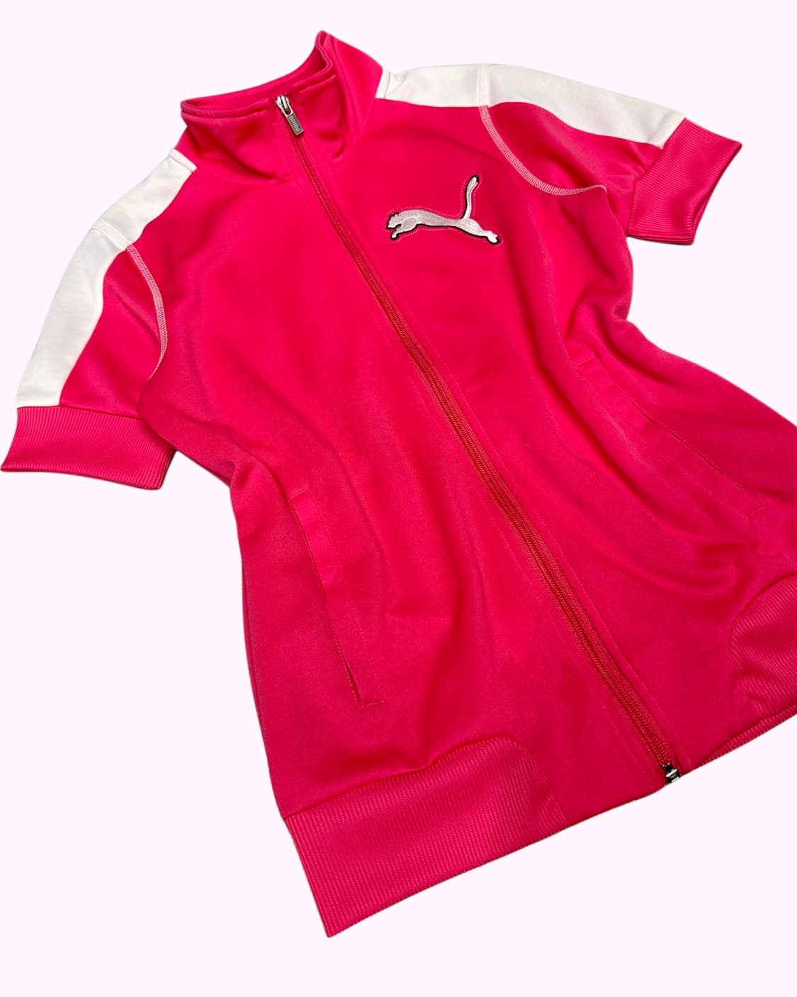 embroidery mark pink short jersey 상품이미지3