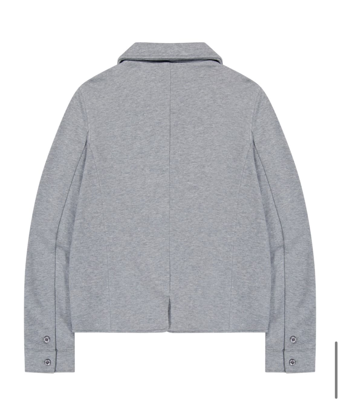 코이세이오 COZY SWEAT JACKET MELANGE GREY 상품이미지2