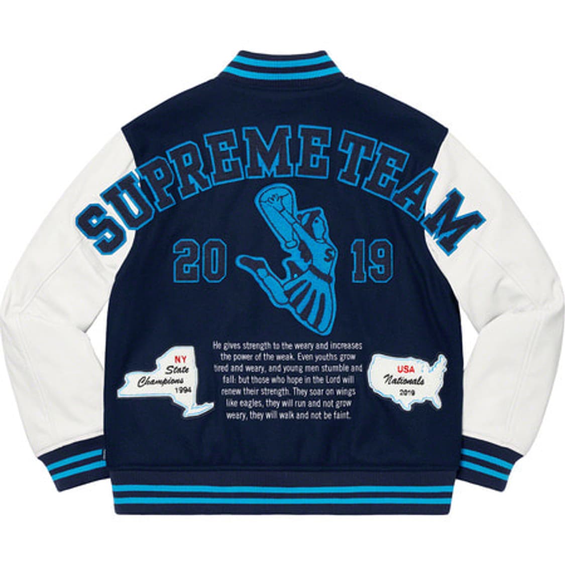 Supreme — Team Varsity Jacket (FW19) 상품이미지2