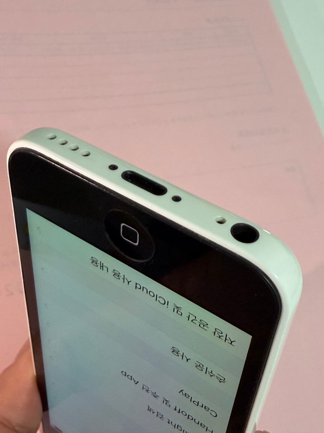 아이폰 5c 화이트 16기가 #1355 + 보호필름&투명케이스 상품이미지2