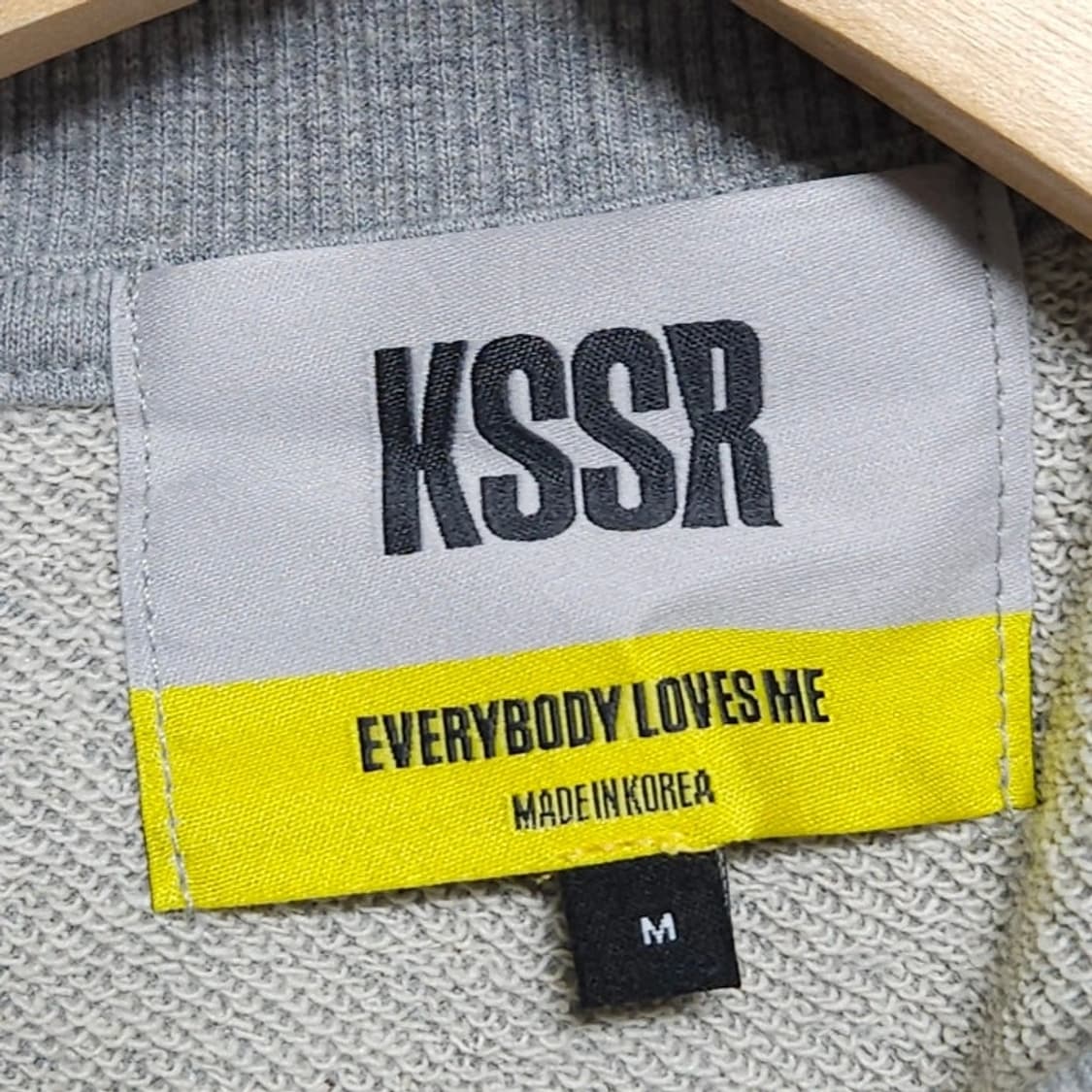 KSSR 키써 로고 맨투맨 그레이 상품이미지5