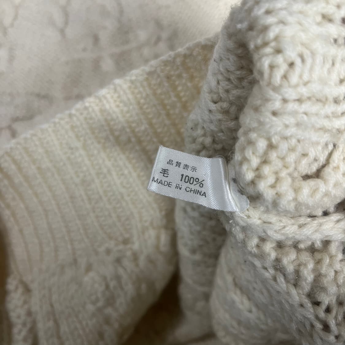 [JPN] 아란 플라워 울 헤비니트 상품이미지5