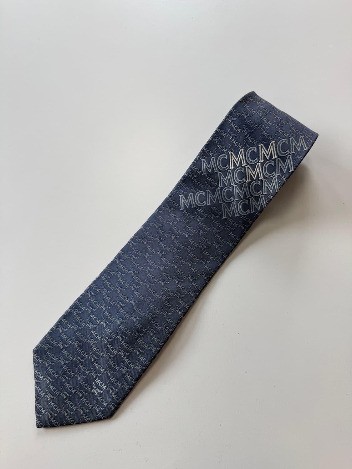 MCM 실크 넥타이 9cm 상품이미지1