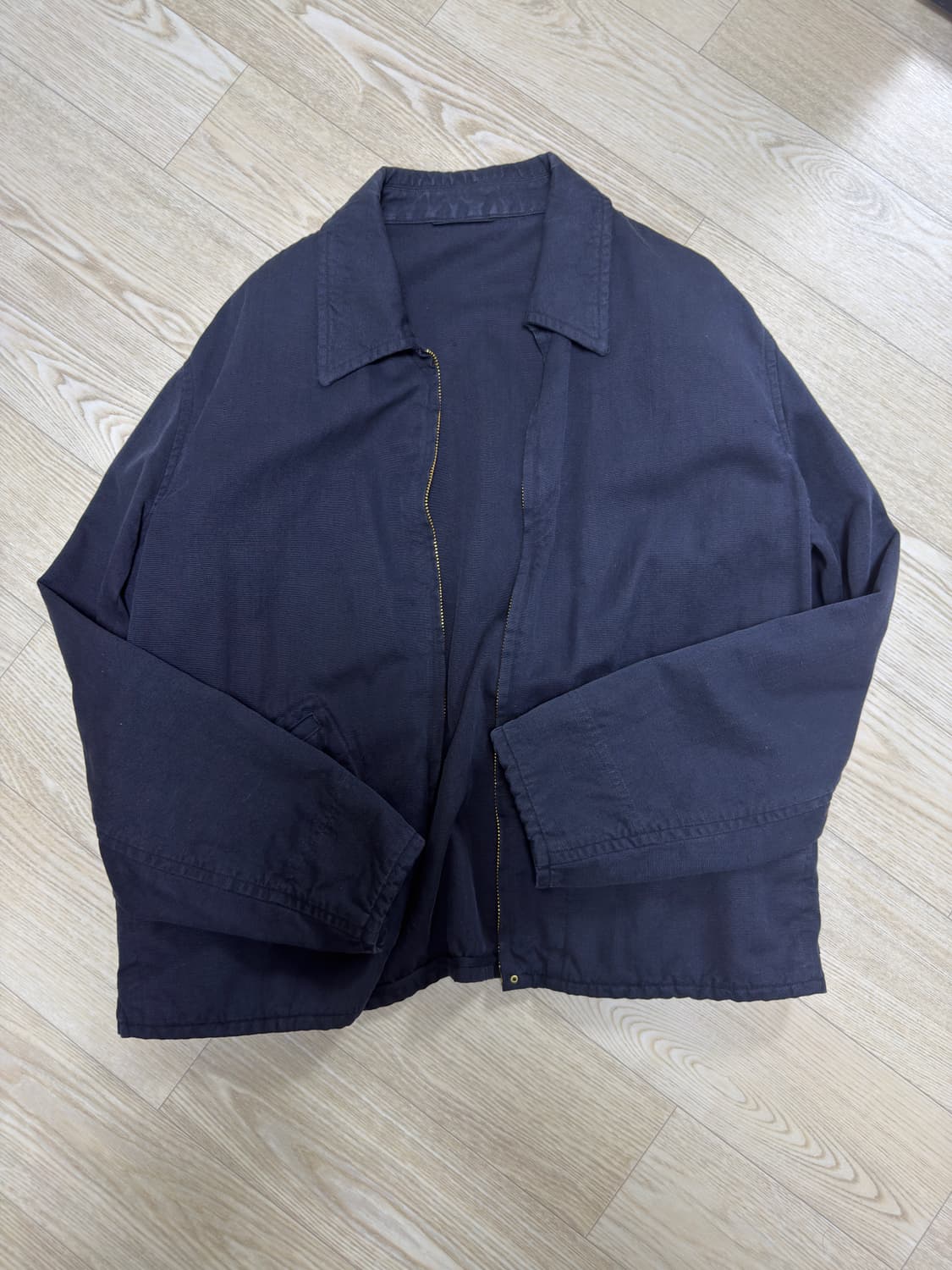 [2] a.presse 아프레쎄 실크 햄프 스포츠자켓 블랙 상품이미지1