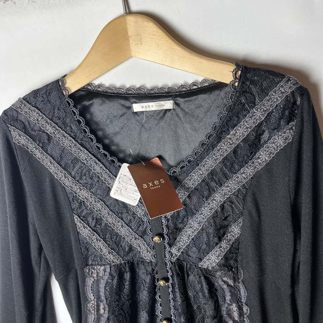 [AXES FEMME] 엑시즈팜 고딕풍 레이스 슬리브 (새상품) 상품이미지3