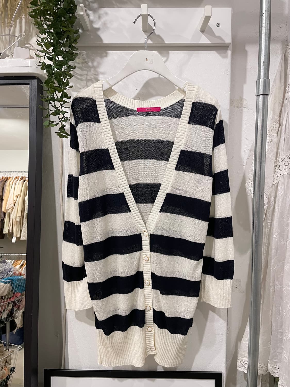 OZOC Stripe cardigan 상품이미지9
