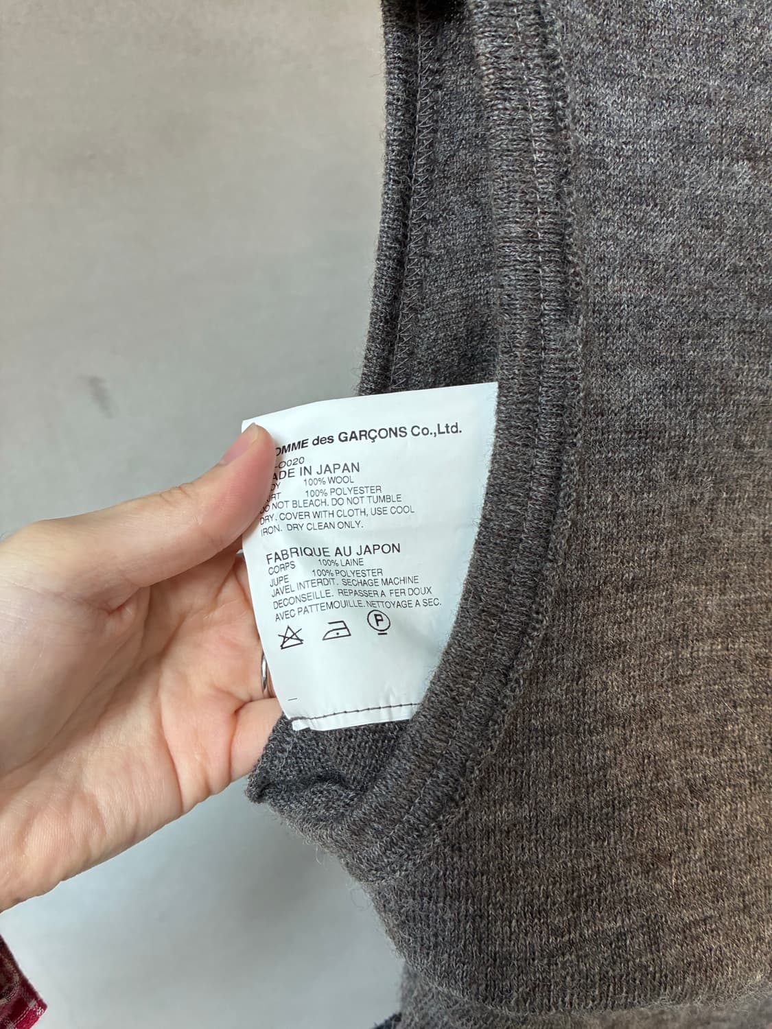 꼼데가르송 트리콧 원피스 상품이미지9