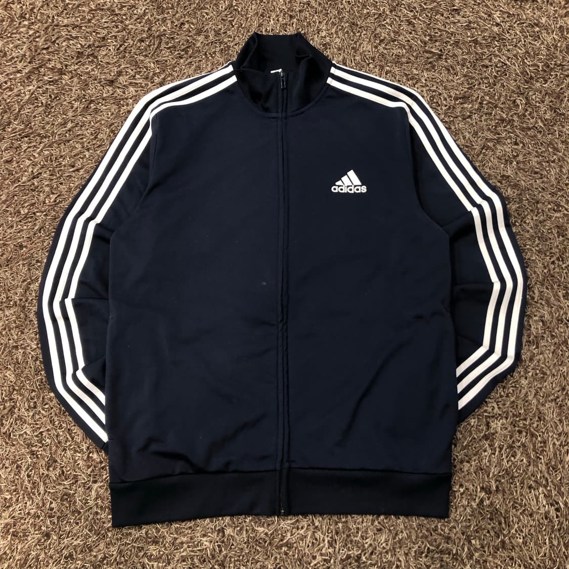 아디다스 네이비 삼선 져지 트랙 자켓 상품이미지1