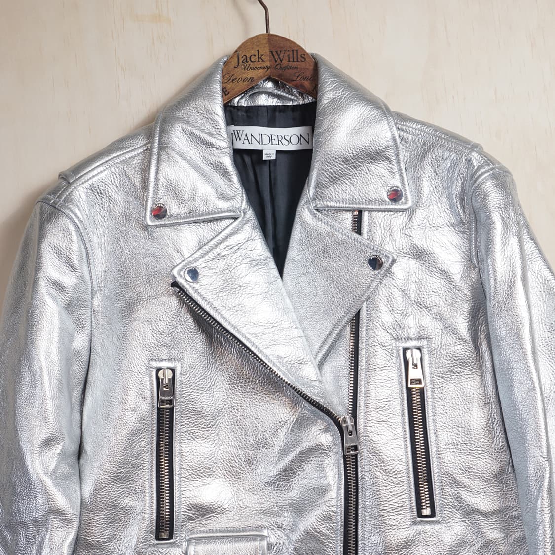 JW앤더슨 23FW 바이커 레더 자켓 상품이미지4