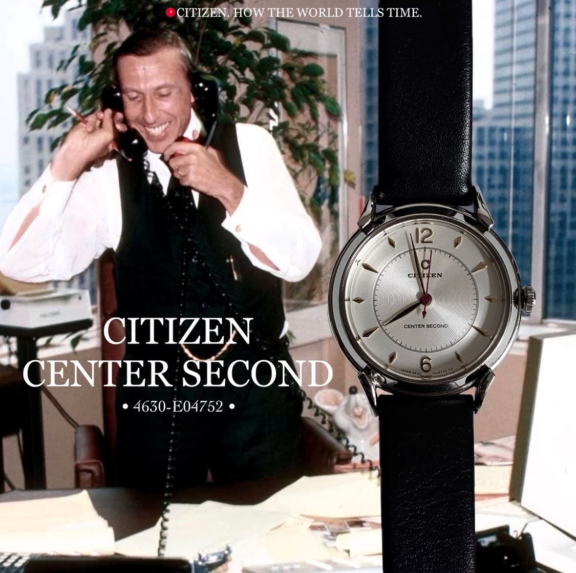 CITIZEN Center Second Vintage Watch 상품이미지1