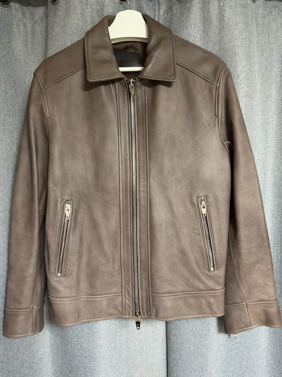 스페로네 램스킨 싱글자켓 브라운 L 상품이미지2