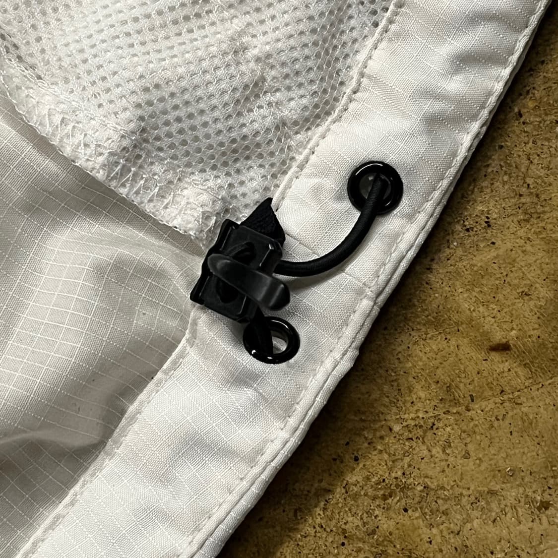 [정품/L] 아디다스 화이트 바람막이 후드 자켓 b16 상품이미지8