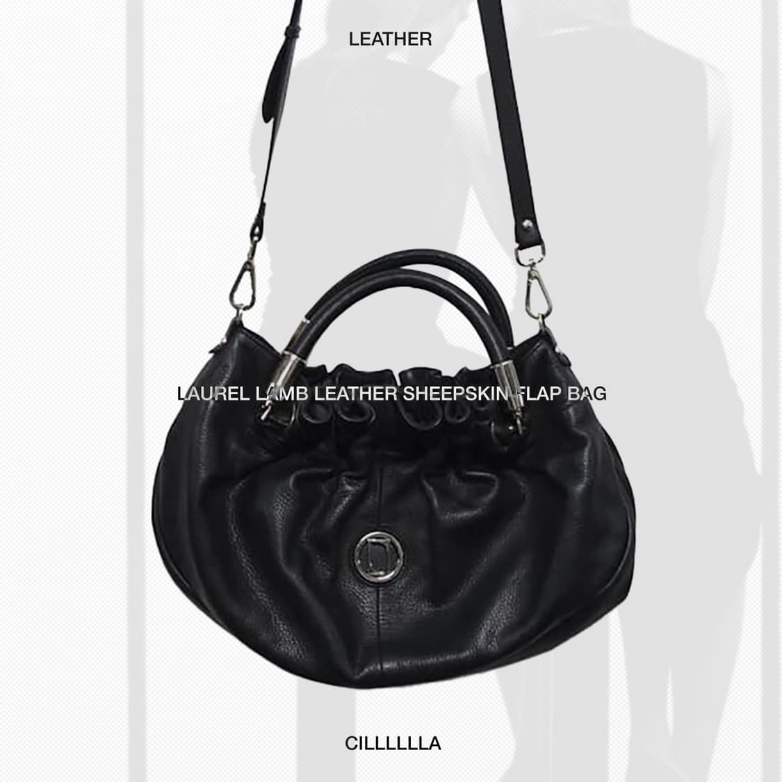 LAUREL 라우렐 램 레더 양가죽 복조리백 상품이미지1