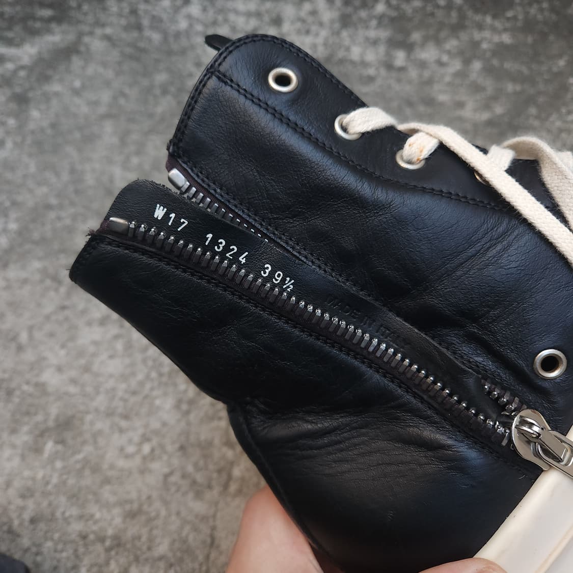 [39.5] 릭오웬스 2016ss 하이 라몬즈 (250~255) 상품이미지9