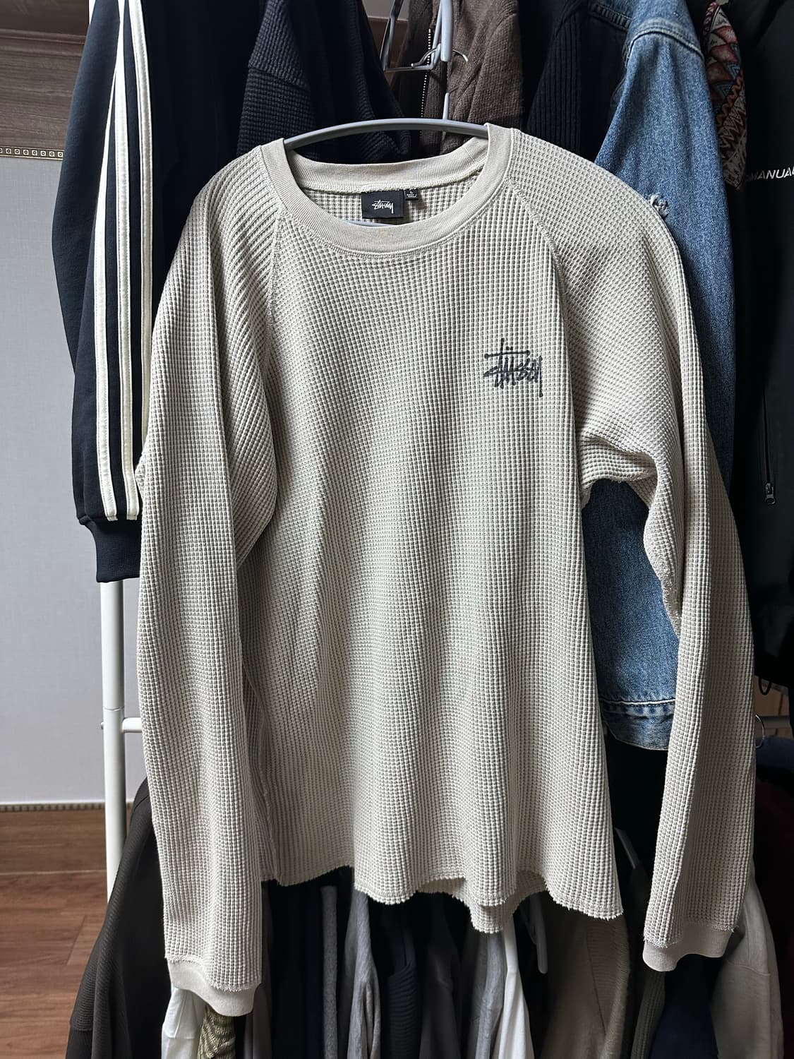 스투시 래글런 와플 롱슬리브 L 상품이미지3