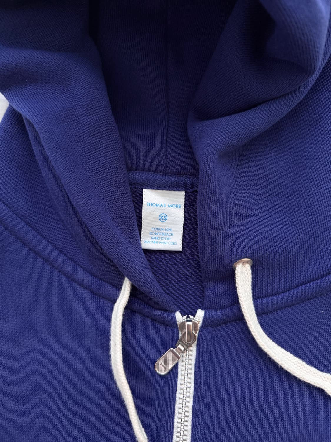 토마스모어 후드집업 네이비 xs 상품이미지2