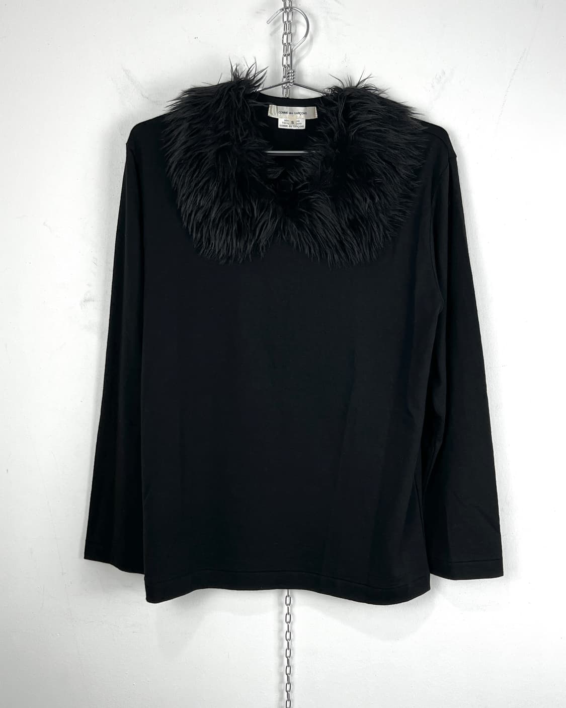 Comme Des Garcons Fur Neck Wool Knit 상품이미지5