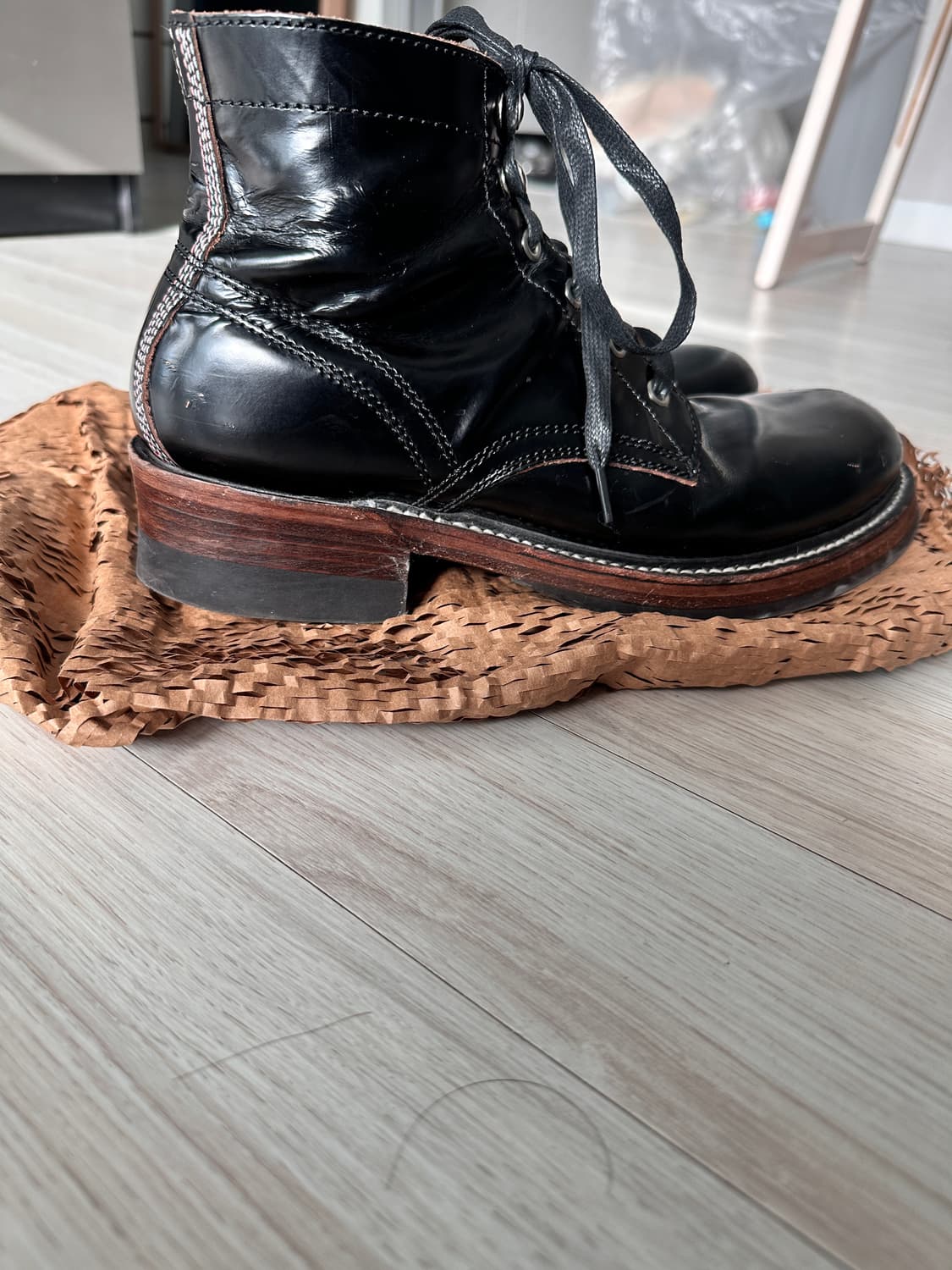 토이즈맥코이 워크 부츠 글라스 레더 소가죽 TMA2307 24SS 상품이미지3