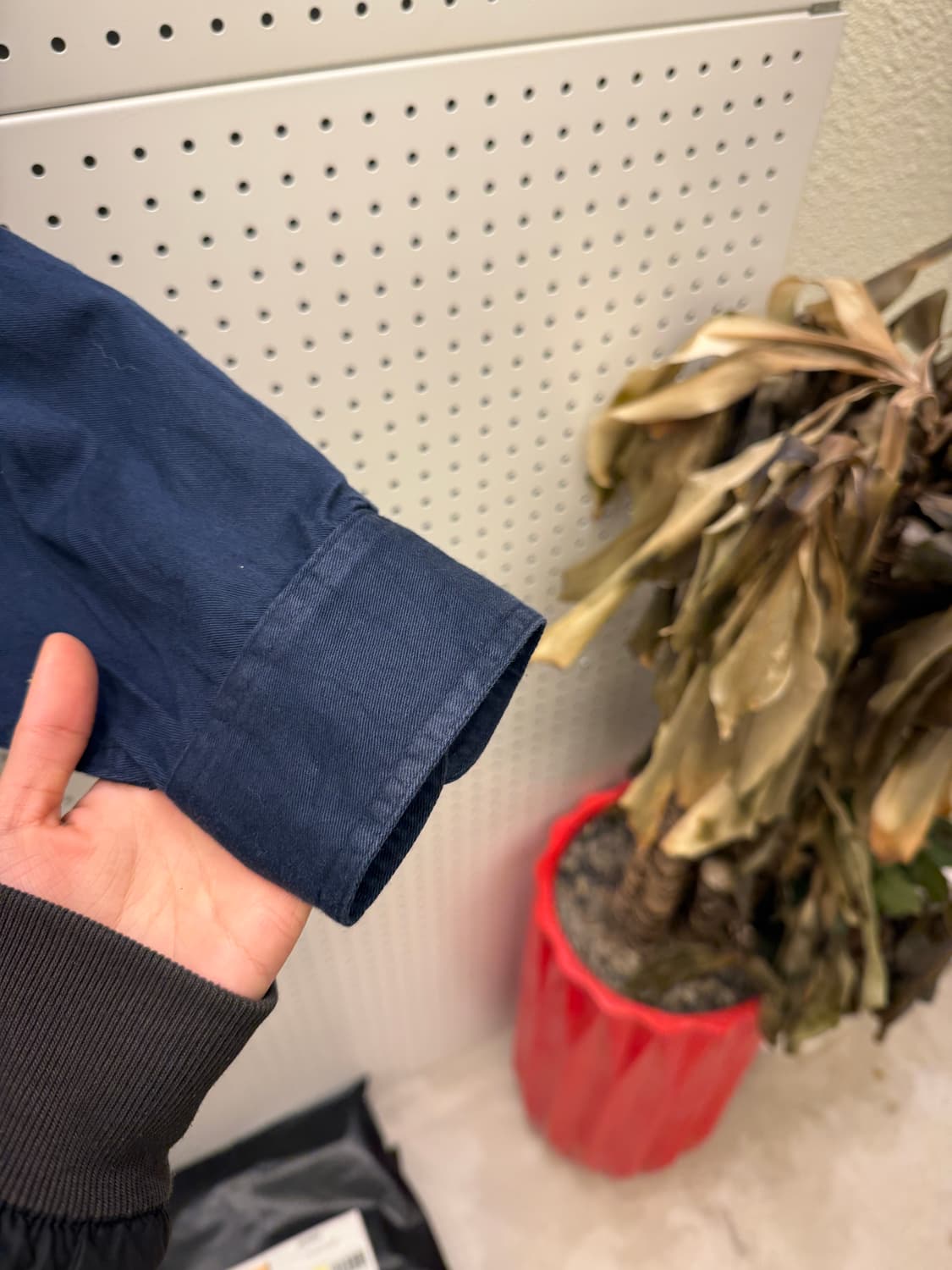 칼하트 블랙 투 포켓 워크 셔츠 U340 상품이미지3