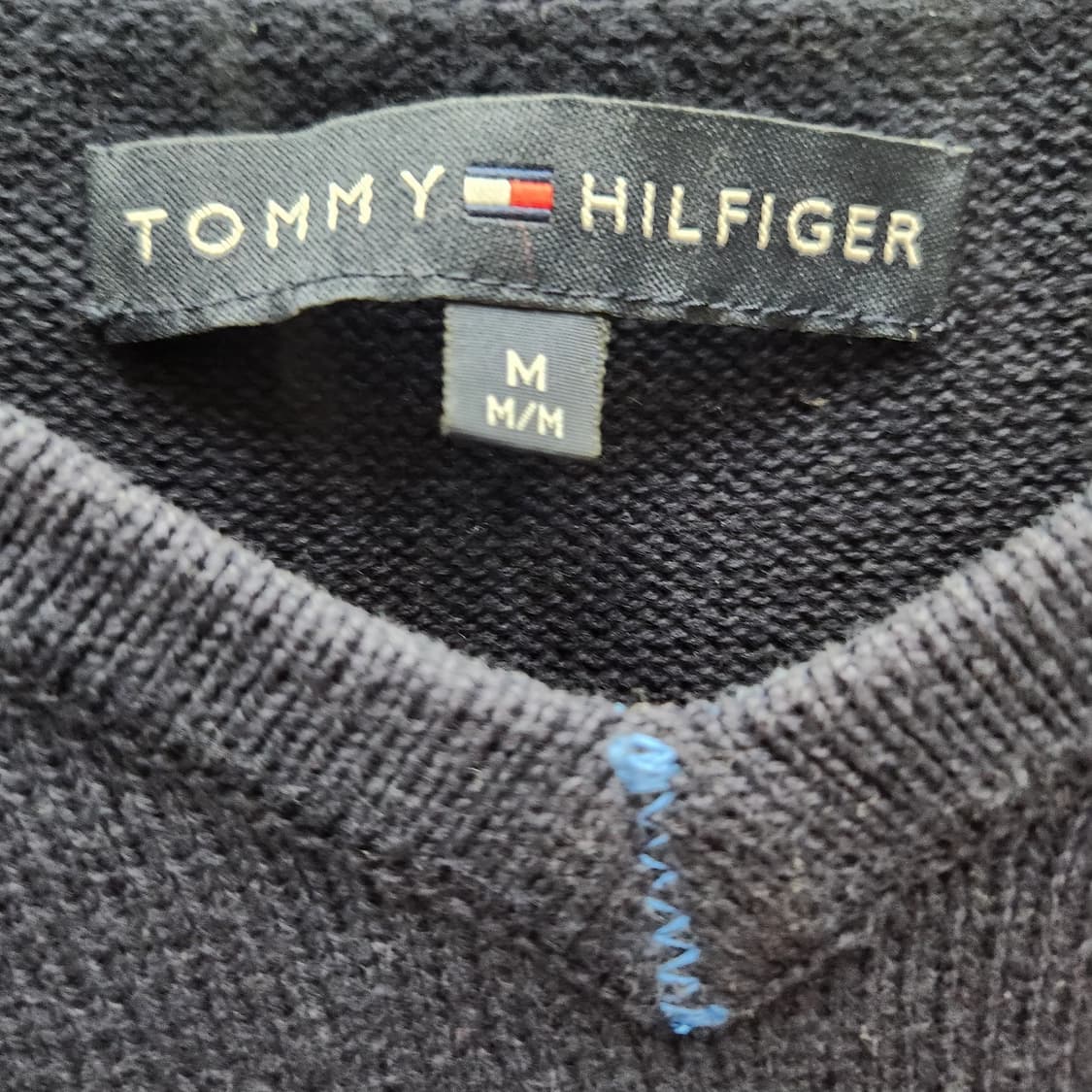 타미힐피거 멀티컬러 스트라이프 로고 니트M(M)남여공용 상품이미지5