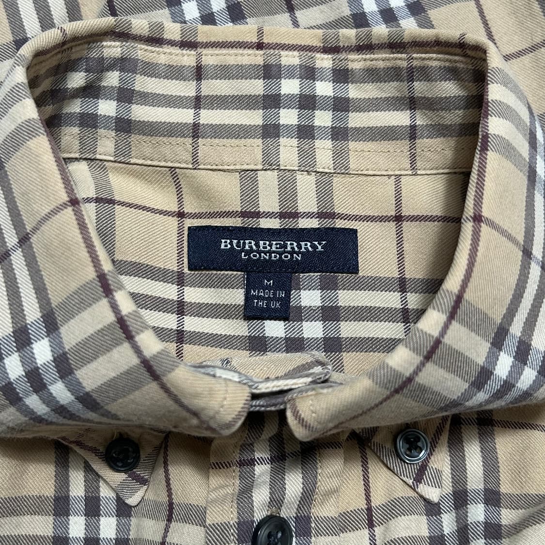 M 버버리 노바 체크 셔츠 상품이미지4