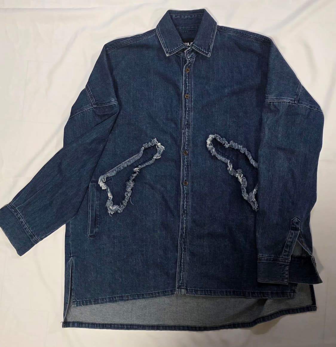 [아조바이아조] gun oversized washed denim 상품이미지2