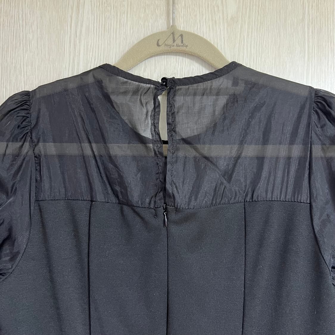 연말룩 시스루 원피스 상품이미지5