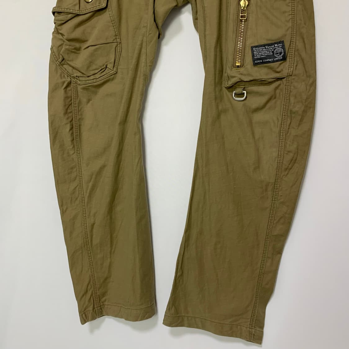 에드윈 벨트 포인트 포켓 카고 팬츠 34인치 빈티지 y2k 00s 상품이미지3