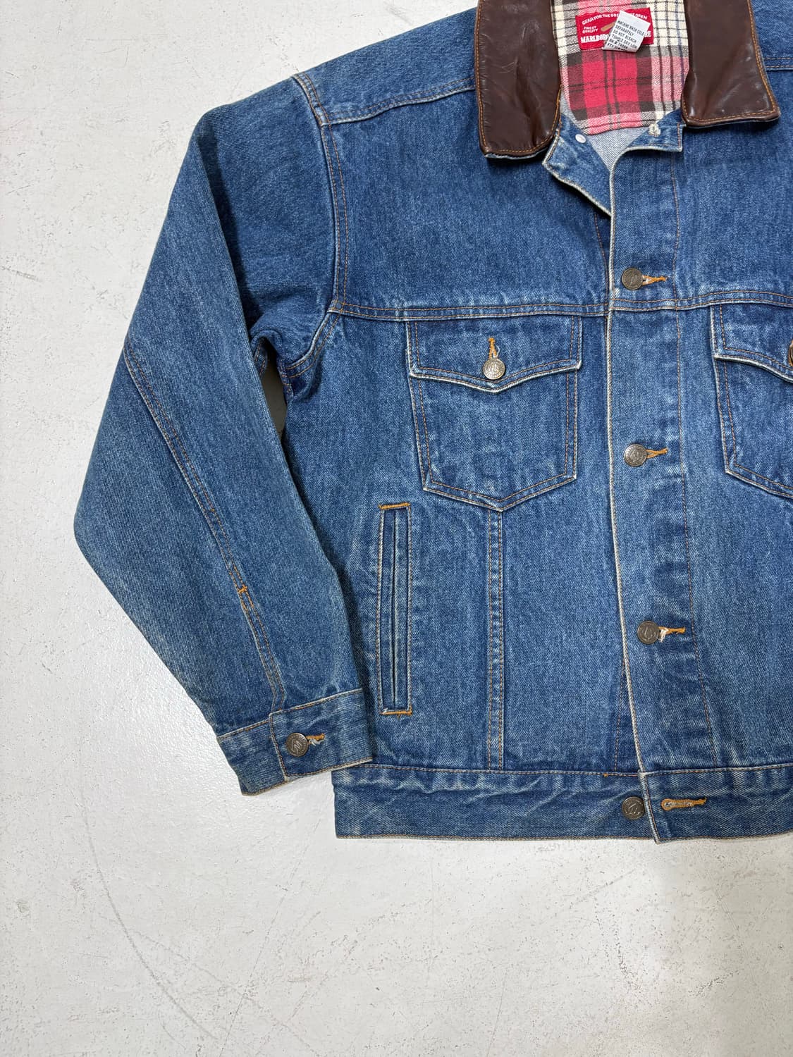 90's Marlboro Country Denim Trucker JK 상품이미지3