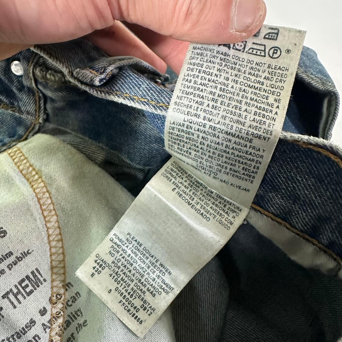 XL 36 리바이스550 USA 레귤러 일자핏 데님팬츠 청바지 상품이미지8