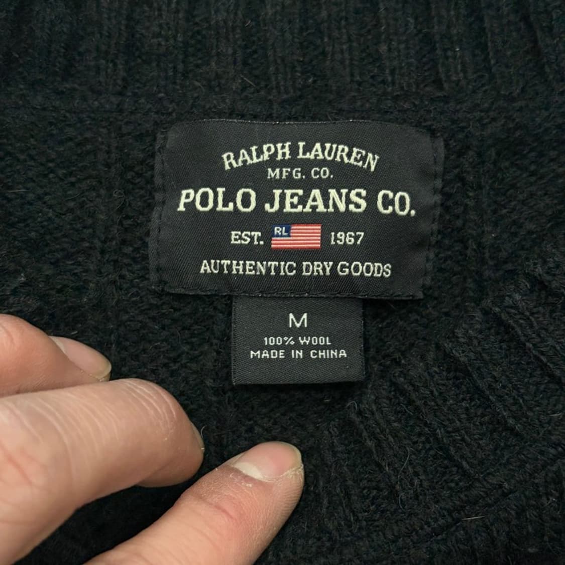 폴로진스 케이블 울 니트 v2698 상품이미지6