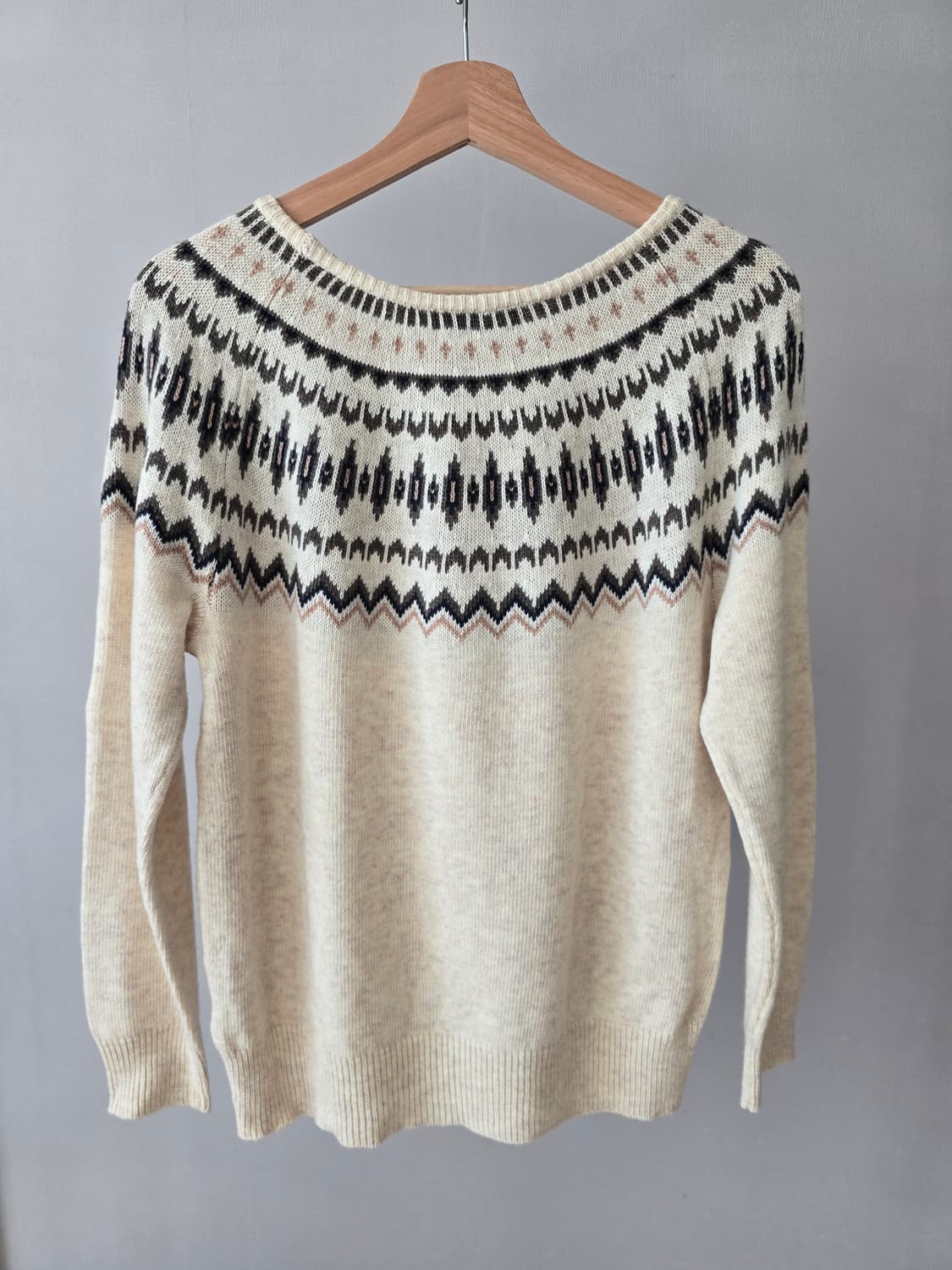 sonny label 페어아일 크림 니트 상품이미지5