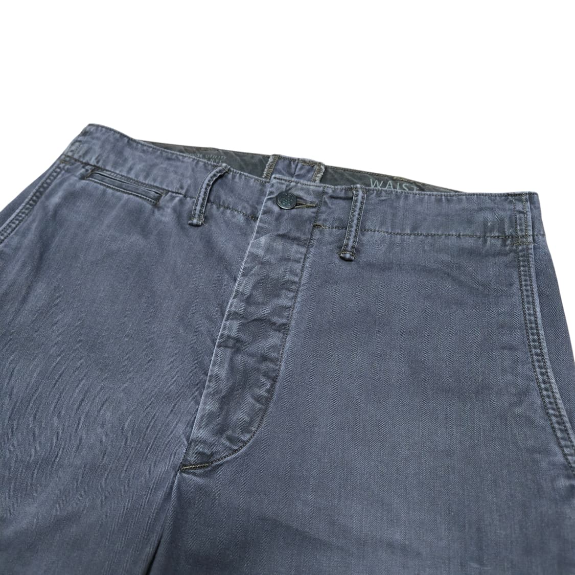 [28x30] RRL 더블알엘 가먼트 다이 헤링본 필드 팬츠 블랙 상품이미지5