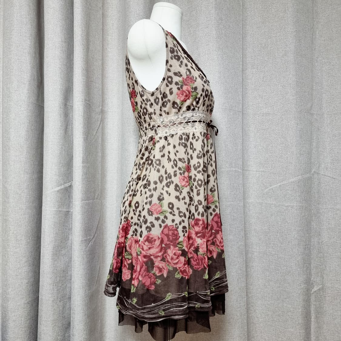 엑시즈팜 딸기초코 원피스 미디움 (55-날씬66) 새상품 상품이미지5